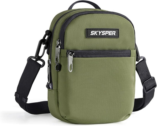 SKYSPER Small Anti Theft Crossbody Sling Bag RFID Cross Body Bag Travel Shoulder Daypack