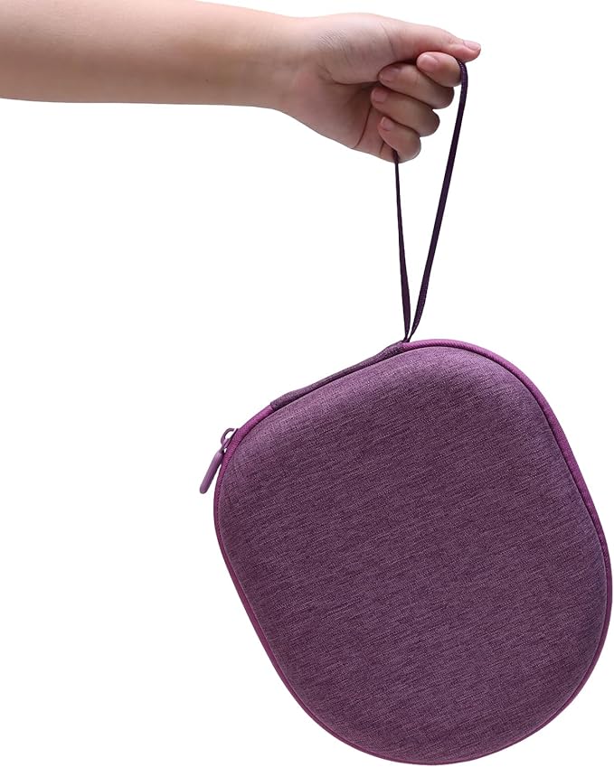Headphone Headset Case Compatible with JLab JBuds Lux ANC/JBL/Anker/Sony/BERIBES/KVIDIO Wireless On-Ear Headphones, Mauve
