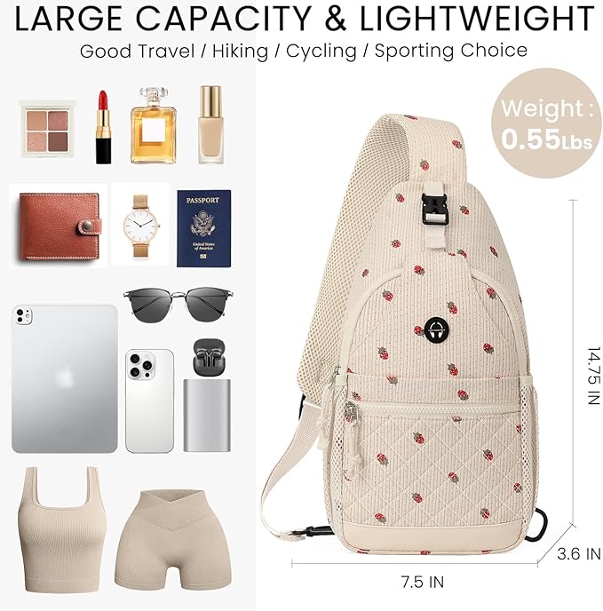 Small Crossbody Purses Bags for Women Men Travel, Chest Sling Bag Women Casual Cross Body Bag for Woman Sling Backpack