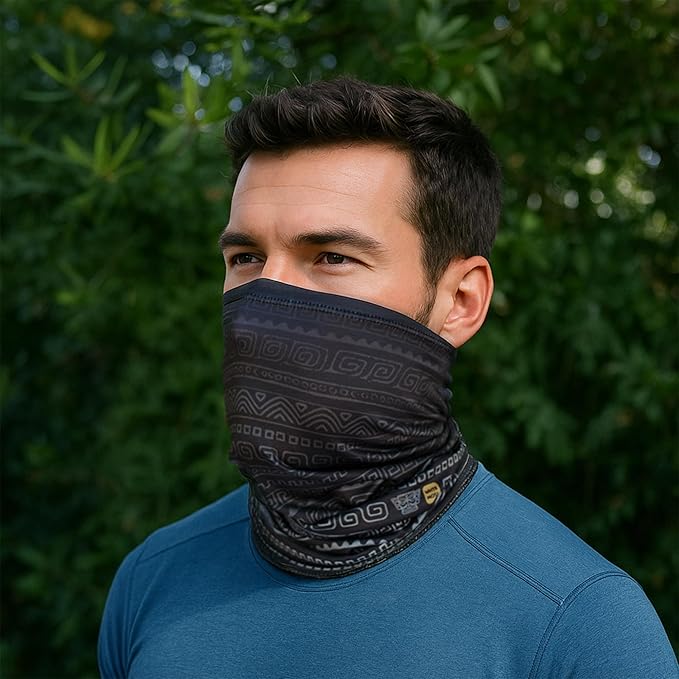 WHTE MOSS Performance neck gaiter - UPF50+ Ultra Soft & Breathable all season sport mask for Men and Women