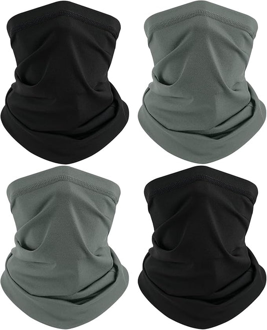 TICONN Neck Gaiter Face Cover Scarf, Neck Warmer Breathable Sun & Wind-proof for Skiing Fishing Hiking Cycling