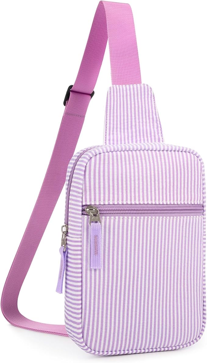 Birthday Gifts for 8 9 10 11 12 Year Old Teens Girls Kids, Fanny Pack Crossbody Bag Sling Belt Bags Purse, Dorm Travel Essentials for Girls Fashion, Preppy Tween Teen Girl Gift Trendy Stuff