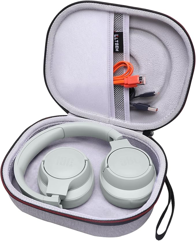 LTGEM Case Compatible with JBL Tune Junior 470NC / JR 460NC / 770NC / 510BT / 720BT / 520BT / 520C / 670NC, for JBL Live 770NC / 670NC / 680NC / 780NC Headphones, Gray
