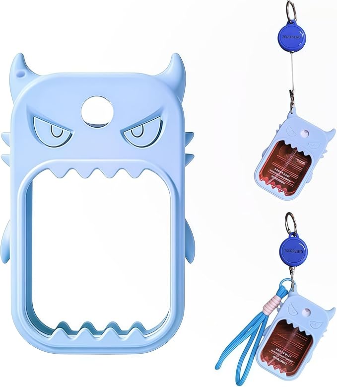 Silicone Case for Touchland 1FL.OZ Sanitizer. Cute protective holder with retractable lanyard & keyring.