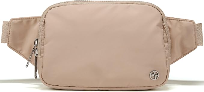 Pander Belt Bag Large 2L, Nylon Fanny Pack Purse for Women and Men with Adjustable Strap