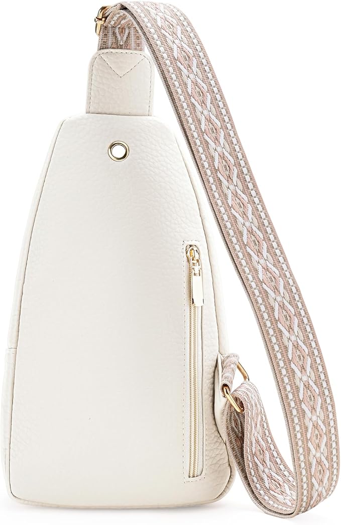 GAEKEAO Sling Bag Crossbody Bags for Women Vegan Leather Fanny Pack Chest Travel Anti Theft Purse Shoulder Bag handbags Gifts