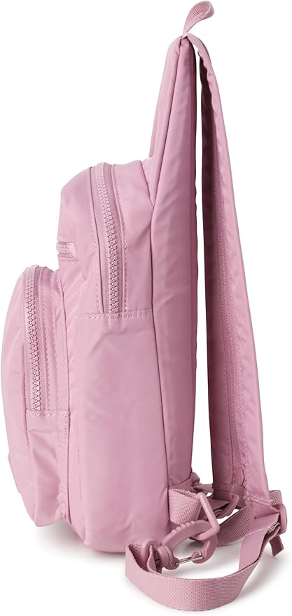 Reebok Unisex Crossbody Bag - Convertible Compact Durable Cross Body Bag for Women and Men - Gym and Travel Essentials, Size One Size, Cosmos Infused Lilac