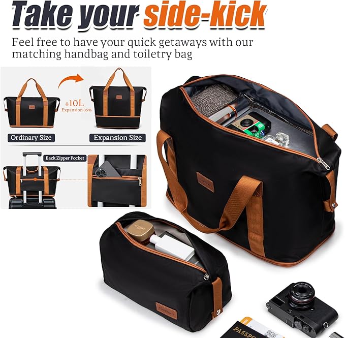 Cosbarn Luggage Sets 5 Piece Suitcases with Wheels, Suitcase Set ABS Hard Case Luggage with Spinner Wheels Durable Travel Luggage