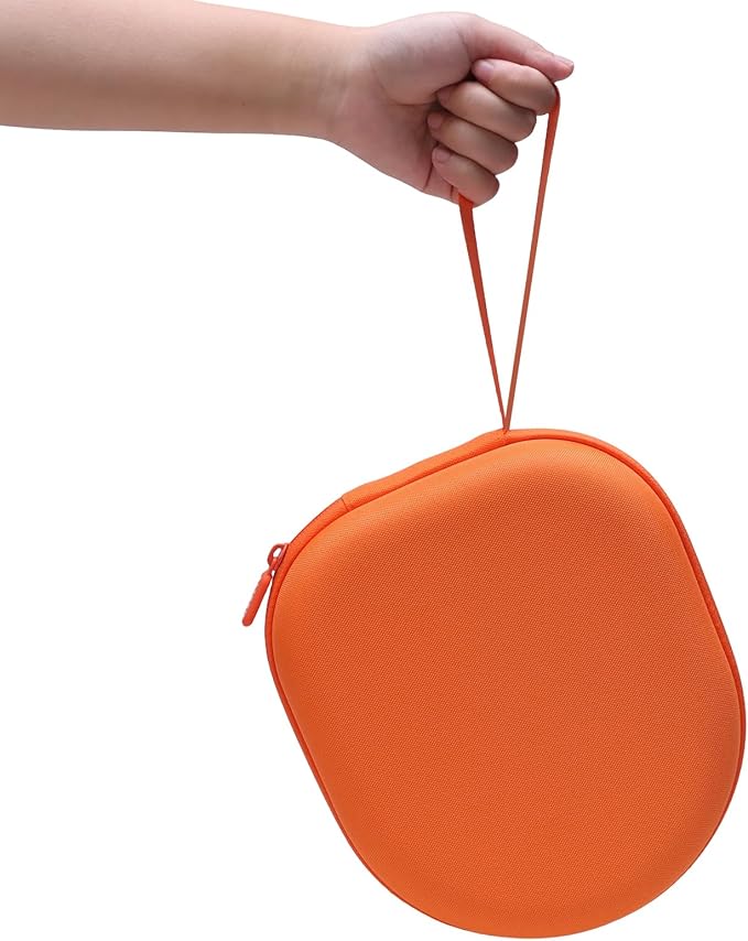 Headphone Headset Case Compatible with BERIBES/JBL/Anker/Sony/KVIDIO Wireless On-Ear Headphones, Orange