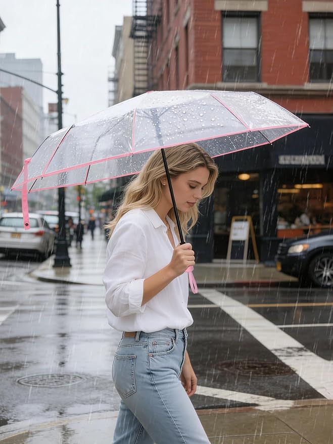 PTEROMY Windproof Travel Umbrellas for Rain and Sun, Withstands 85MPH Winds Auto Open Close Folding Umbrella with Ergonomic Handle, Quick Dry Canopy for Commuting or Backpack