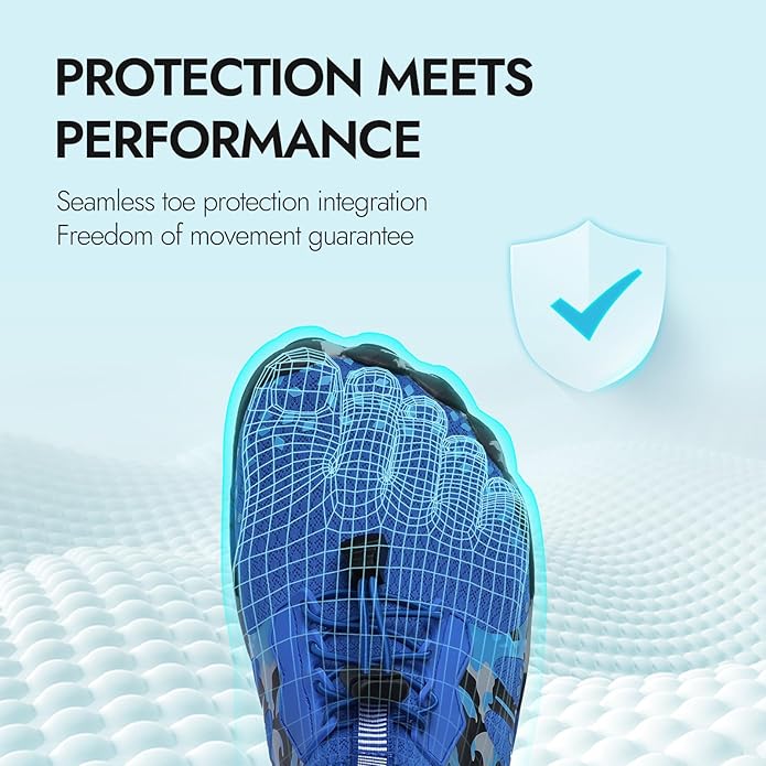 ATHMILE Hiking Barefoot Water Shoes for Women Men Beach Swim Aqua Pool River Quick Dry Athletic Wide Toe Outdoor Sport Kayaking Boating Rock Climbing Yoga Lake