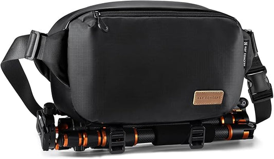 K&F CONCEPT Camera Sling Bag Crossbody Bag Waterproof Camera Shoulder Backpack DSLR/SLR/Mirrorless Camera Case