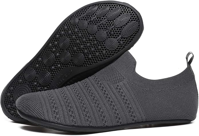 ditont Non-Slip Indoor House Slippers Lightweight Comfortable Grip House Home Shoes for Men Women