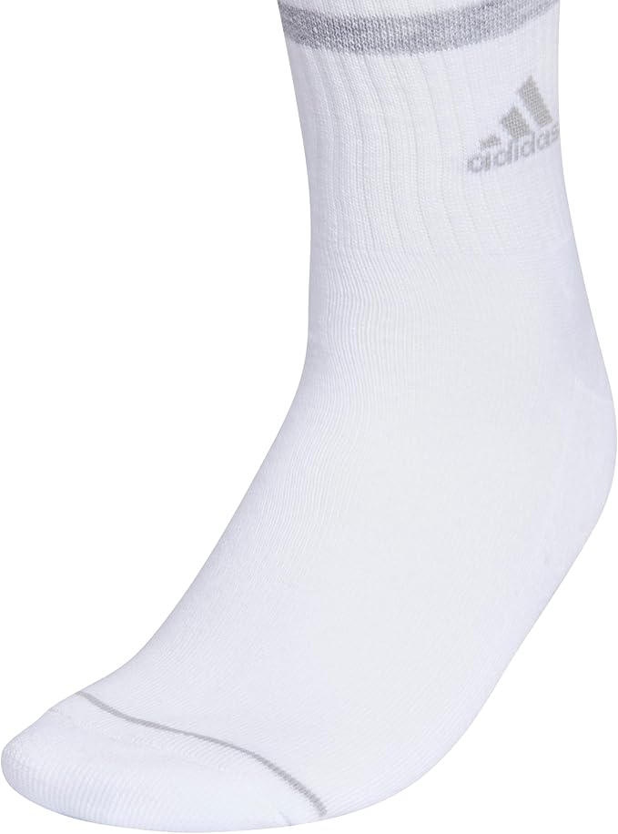 adidas Women's Cushioned Crew Socks (3 Pairs) Durable & Comfortable