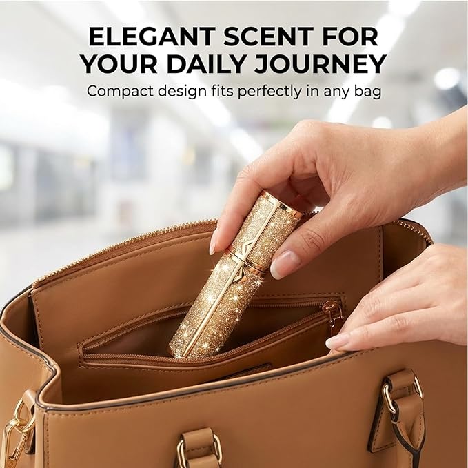 Travel Perfume Bottle Refillable,5ml Atomizer Travel Size,Leak-Proof TSA Perfume Travel Bottle,Valentine's Day Gift Perfume Travel Refillable Mini Spray Bottles