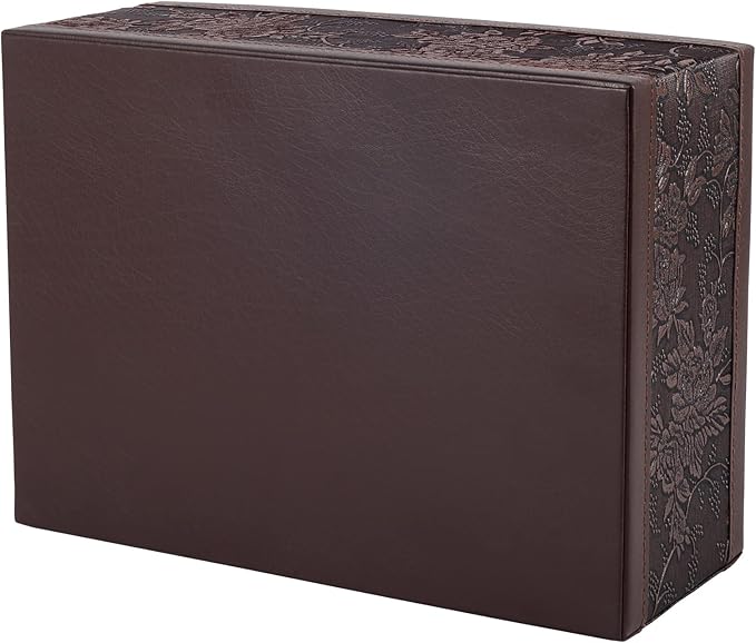 Tissue Box Cover Rectangle Retro Tissue Box Holder PU Leather Facial Tissues Organizer,Multifunctional Remote Control Stationery Storage Box,Home Office Supplies Car Napkin Caddy