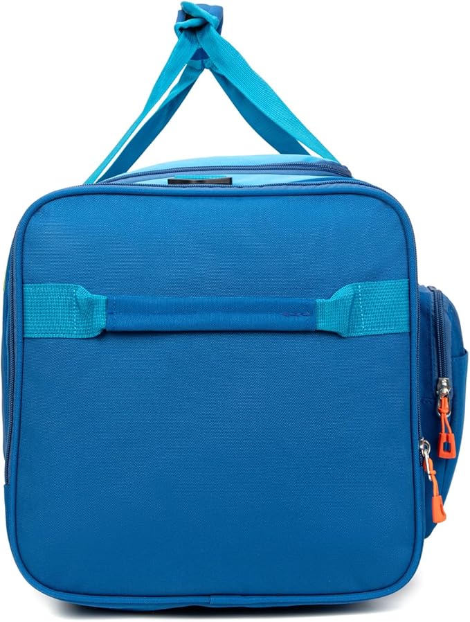 Large Kids Duffle Bag for Travel, Overnight, or Weekender, 22" inch (Blue)