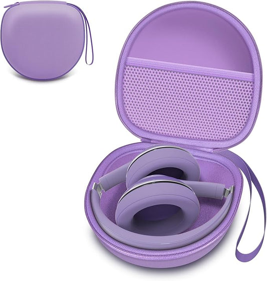 Headphone Case Compatible with JBL Tune 520BT 510BT 720BT 770NC/BERIBES/TOZO/KVIDIO/Beats/Soundcore Anker Noise Cancelling Over-Ear Headphones, Deep Purple