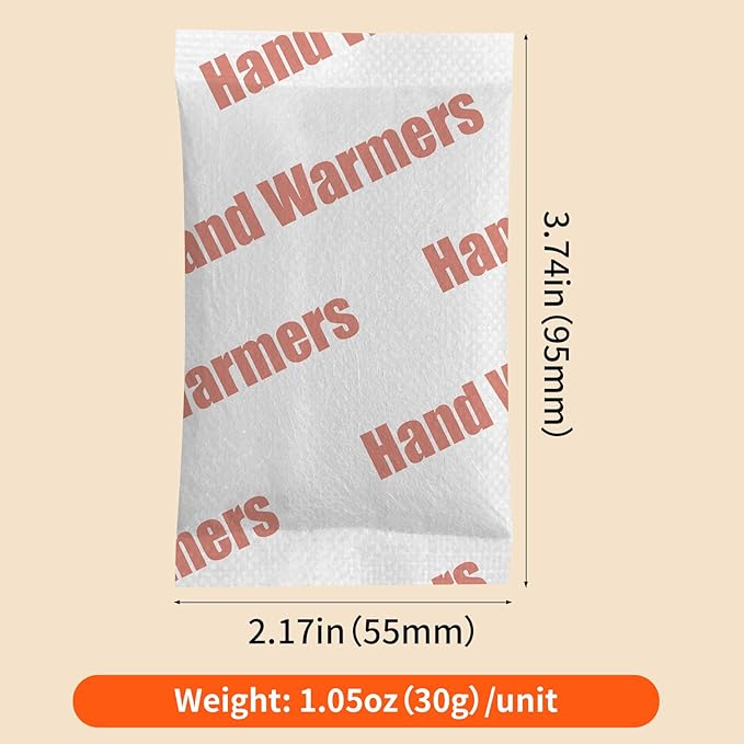 Hand Warmers Disposable 10 Pack - Up to 10 Hours of Heat - Super Long Lasting Air Activated Warmers, All Natural & Portable for Body, Hands & Toes - Odorless Hot Warmer Gifts for Winter Work