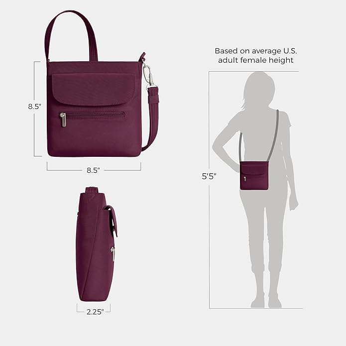 Travelon Anti-Theft Classic Mini Shoulder Bag