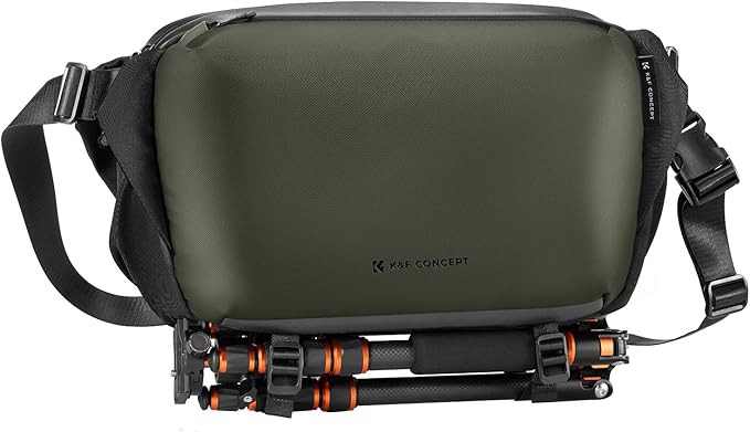 K&F CONCEPT Camera Sling Bag Crossbody Bag Waterproof Camera Shoulder Backpack DSLR/SLR/Mirrorless Camera Case