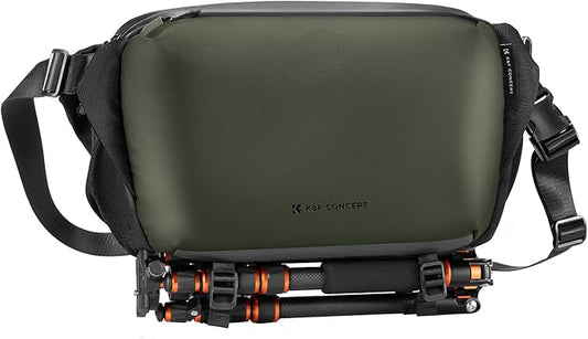 K&F CONCEPT Camera Sling Bag Crossbody Bag Waterproof Camera Shoulder Backpack DSLR/SLR/Mirrorless Camera Case