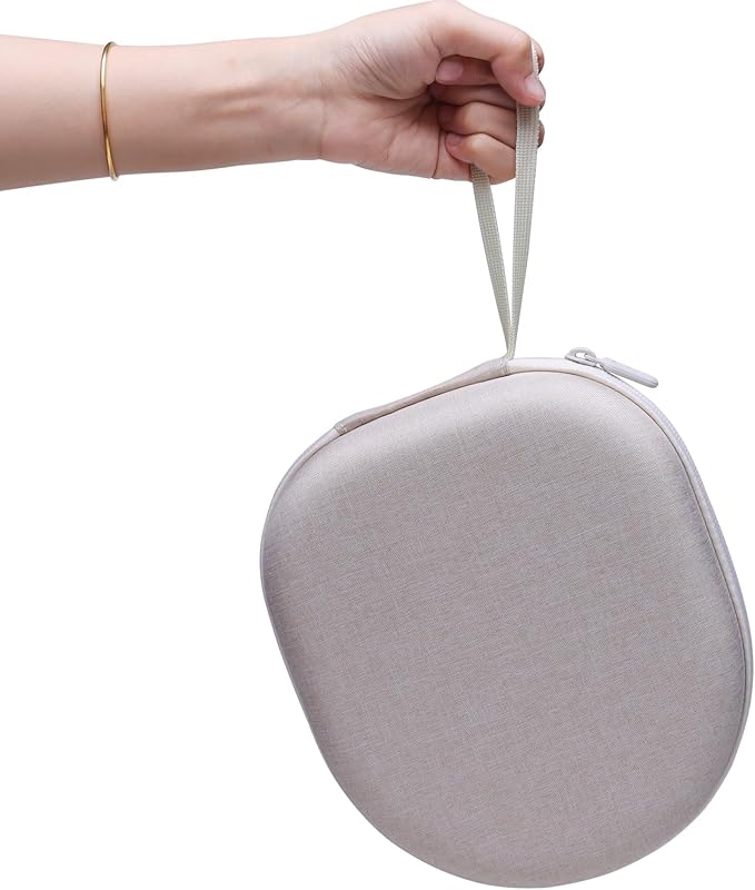 Headphone Headset Case Compatible with Anker Q20i Q30/Sony WH-CH520/JBL/BERIBES/KVIDIO Wireless On-Ear Headphones, Beige
