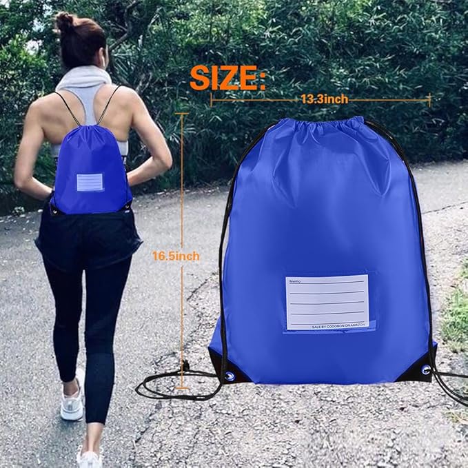 40 Pack Drawstring Bags,Bulk Draw String Backpack, DIY Gym Sports Cinch Bag Sackpack for Women Men