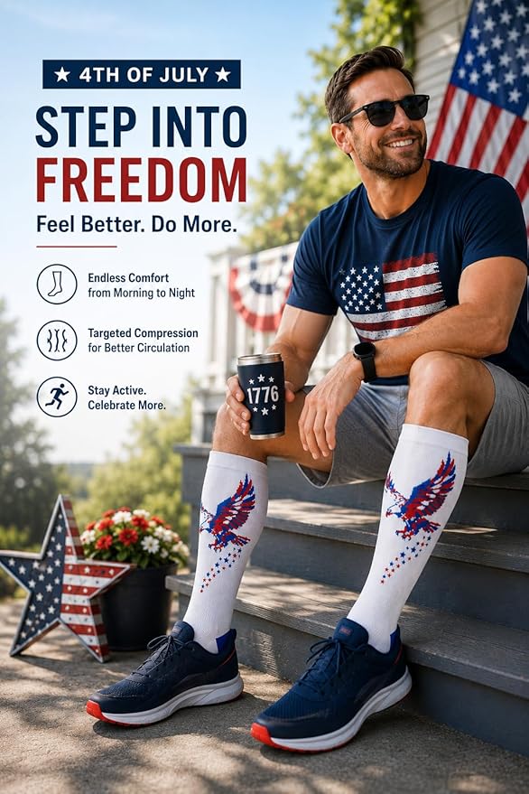 Aoliks Compression Socks for Women & Men 4 Pairs, Best Support for Nurses Running Travel