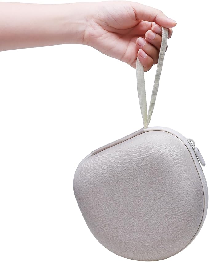 Headphone Case Compatible with Beats Studio Pro/Soundcore Anker Q20i/BERIBES/TOZO/KVIDIO/JBL Noise Cancelling Over-Ear Headphones, Beige