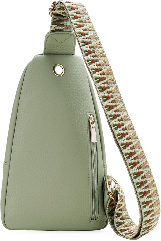 GAEKEAO Sling Bag Crossbody Bags for Women Vegan Leather Fanny Pack Chest Travel Anti Theft Purse Shoulder Bag handbags Gifts