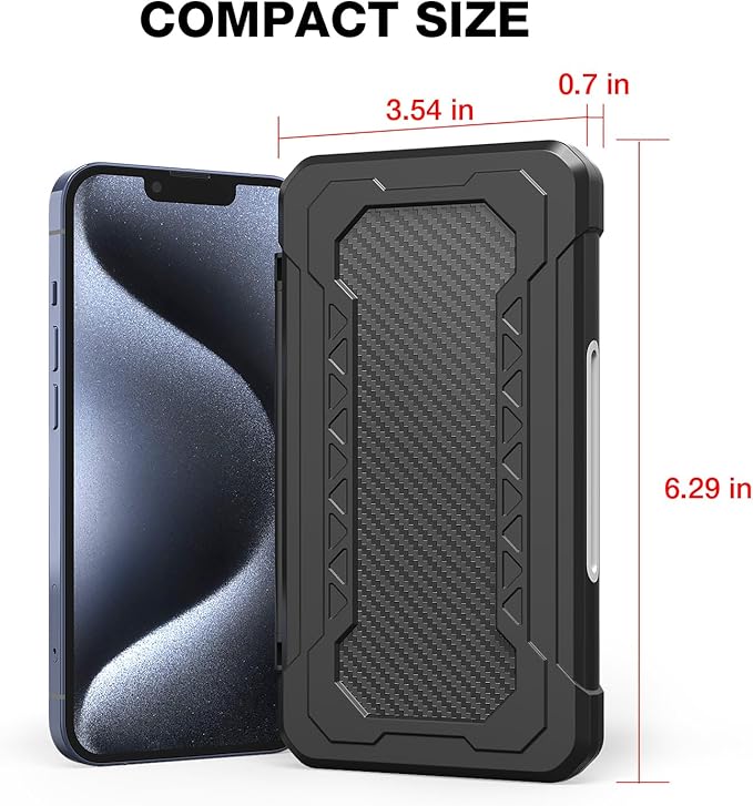 HEIYING Switch Game Case for Nintendo Switch 2 2025 /Lite/OLED, Black Memory Games Holder Case with 24 Game Card Slots and 24 Micro SD Cards Slots