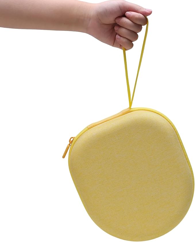 Headphone Headset Case Compatible with Sony WH-CH520/JBL/Anker//BERIBES/KVIDIO Wireless On-Ear Headphones, Yellow