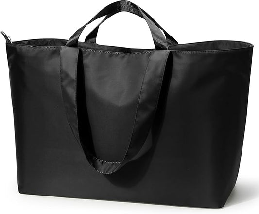 KALIDI 60L Extra Large Duffle Bag, Beach Tote Zipper Utility Oversized Weekender Carrier Travel Shopping Reusable Grocery Bag