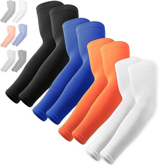 OutdoorEssentials UV Sun Sleeves for Men & Women, Cooling Arm Sleeves UPF 50+ | Golf, Tattoo Cover Up, Sun Protection
