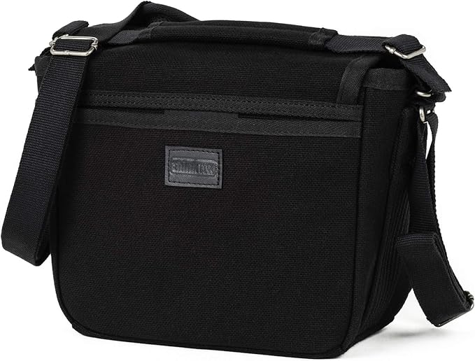 Think Tank Retrospective 4 V2.0 Canvas Shoulder Bag for Mirrorless or Standard DSLR Cameras and Photo Accessories - Black - X-Small