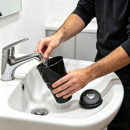 Small Automotive Cup Holder Garbage Can (Red)