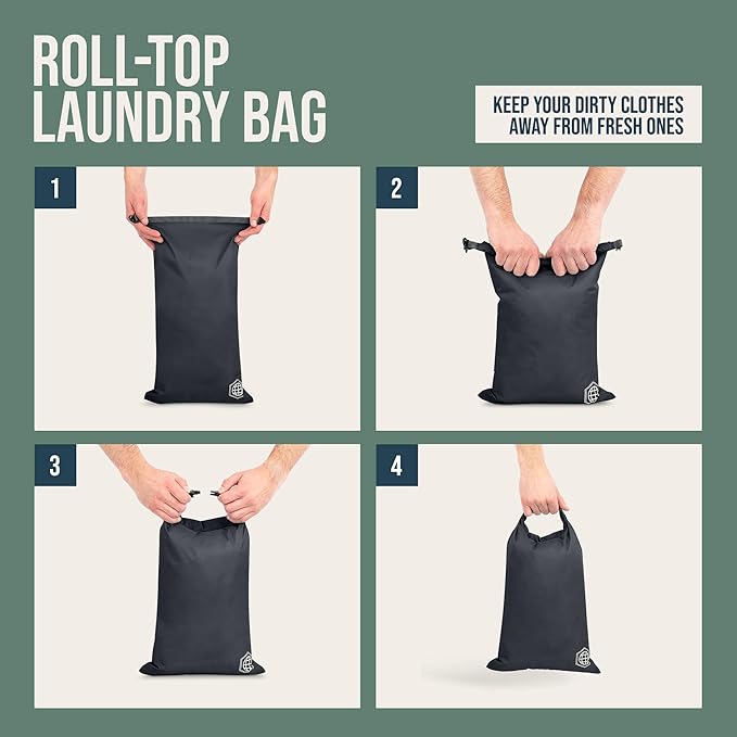 Large Compression Packing Cubes for Travel-Packing Cube Luggage Organizers 7 Piece Set for Checked Luggage-Ultralight, Expandable/Compression Bags by TRIPPED Travel Gear (Grey/Orange)