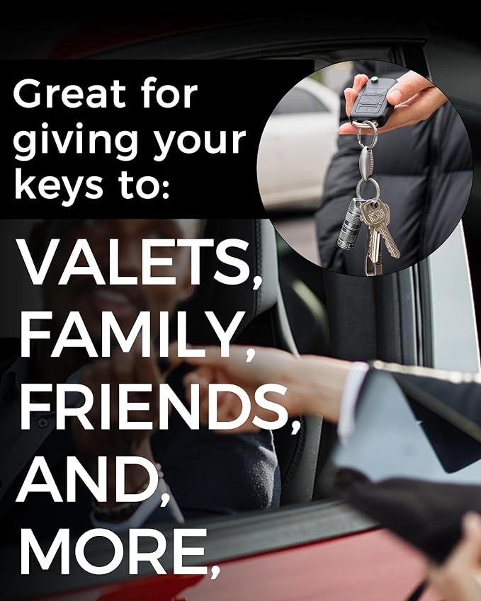 FEGVE Titanium Quick Release Swivel Keychain, Pull Apart Detachable Keychain Heavy Duty Car Key Holder with Key Rings