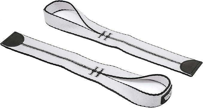 WARM BODY COLD MIND V1 Lifting Wrist Straps for Olympic Weightlifting - Rated at 660 lb - Hand Wraps for Powerlifting, Weight Lifting, Bodybuilding Functional/Cross Training, Deadlift Gym Bar, Cotton