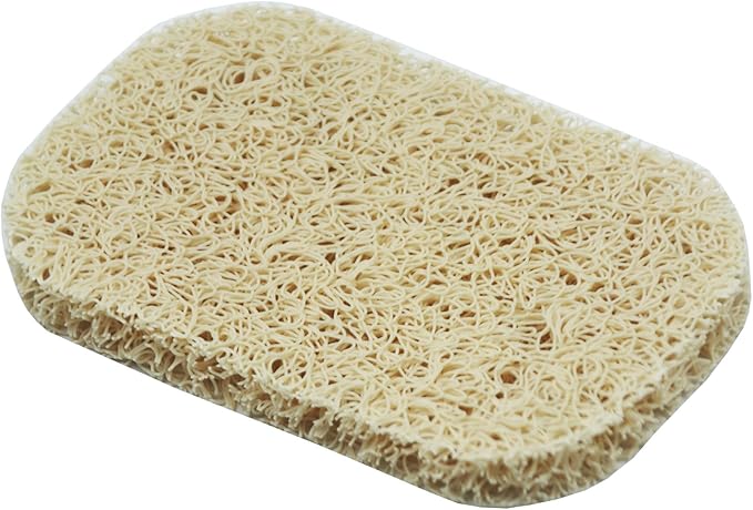8 Pack Soap Saver Pads, Self Draining Soap Bars Holder Pads for Shower,Kitchen,Bathroom (Beige)