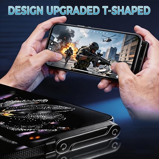 240W Braided Foldable Phone Stand Cord, Invisible Holder Charger Cable with Stand,T-Shaped Foldable Durable Type-C to Type-C for Smartphones & Tablets, 4.9FT