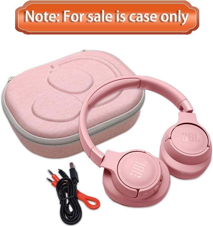 LTGEM Case Compatible with JBL Tune 510BT / Junior 320BT / Junior 320 / 770NC / 720BT / 520BT / 520C / 670NC, for JBL Live 770NC / 670NC / 680NC / 780NC Headphones, Pink
