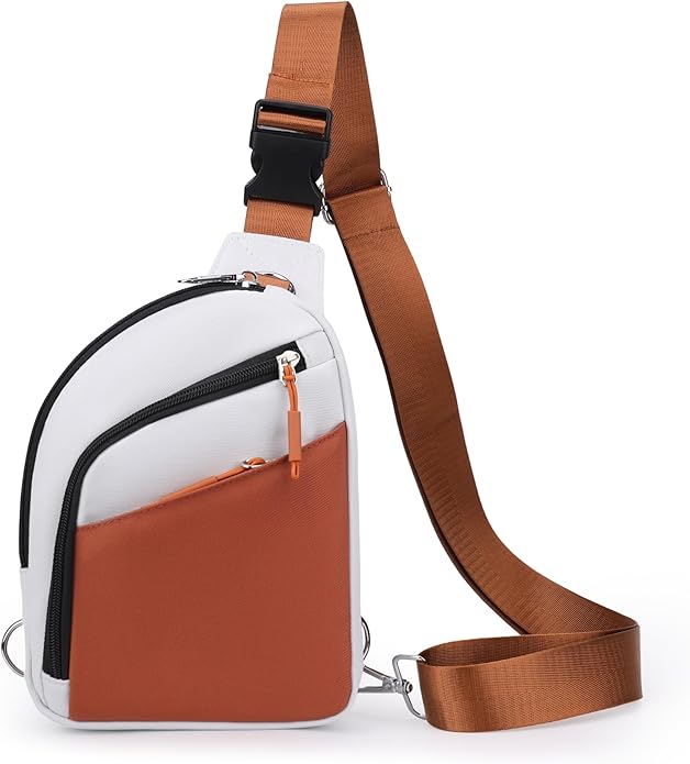 Anti Theft Crossbody Bag for Men Women, RFID Blocking Small Sling Bag Waterproof Shoulder for Hiking Daily Commute
