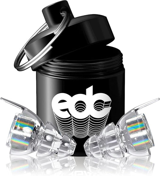 Eargasm High Fidelity EDC 2026 Music Festival Earplugs - Hearing Protection for Concerts, Festivals, Musicians, DJs, Night-Life, Motorcycles with High Fidelity Noise Reduction up to 21 dB