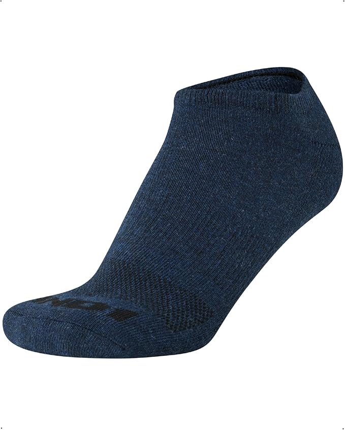 AND1 Mens No Show Socks - 12 Pack Performance Stretch Athletic Compression Socks for Men - Sports Low Cut Socks (6-12.5)