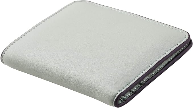 Toughergun Women’s Small Slim Leather Wallet with RFID Protection, Compact Bifold Mini Purse with Clear ID Window