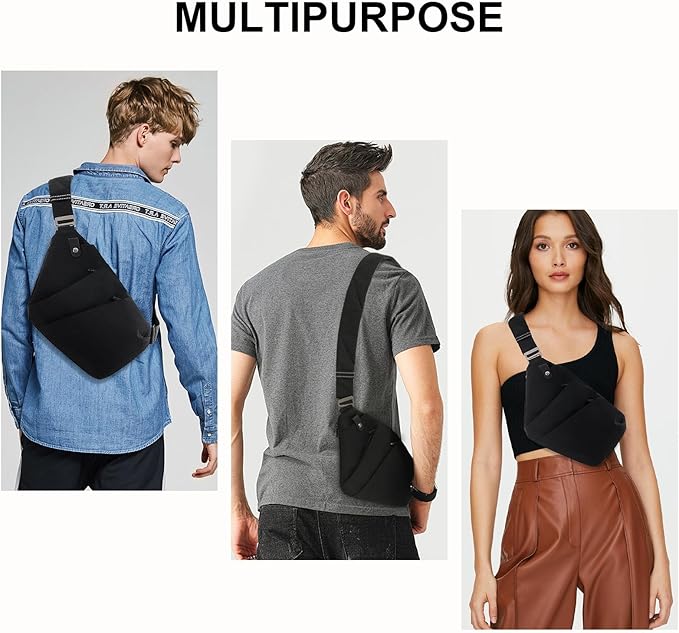 OSOCE Sling Bag for men, Anti Theft Crossbody bags for women | Water Resistant