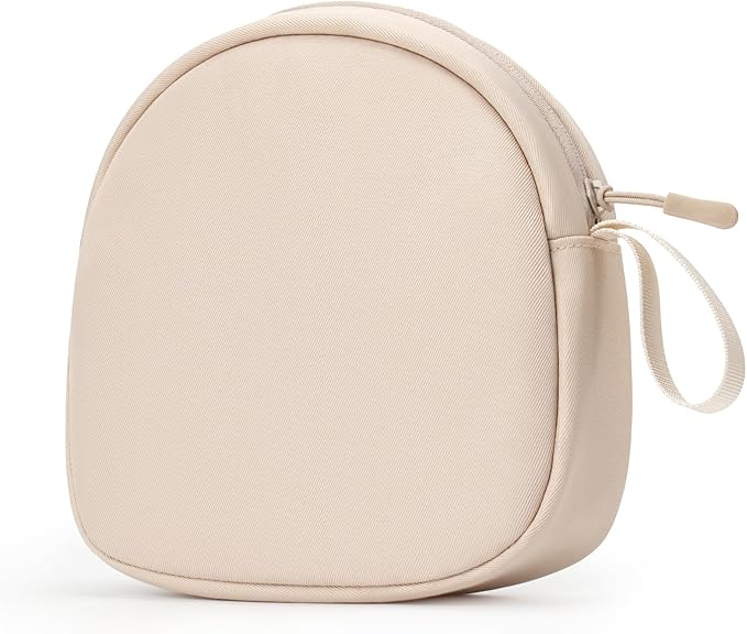 Headphone Case Soft for JBL Tune 510BT/520BT/500BT/720BT/Sony WH-CH520/510/720/710/BERIBES/SoundCore Q20/30/TOZO/KVIDIO/JLab/Bose, Ultra-Thin Headphones Case Bag Travel Carrying Universal (Beige)