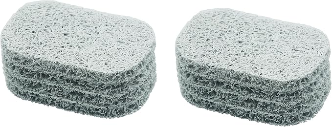 8 Pack Soap Saver Pads, Self Draining Soap Bars Holder Pads for Shower,Kitchen,Bathroom (White)